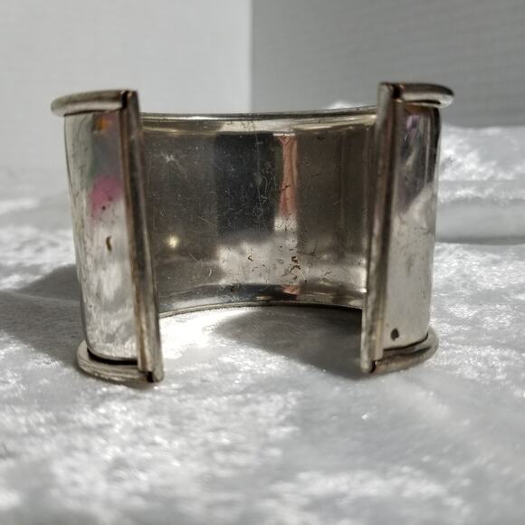 Bracelet 1 6/8" filigree faux turquoise cabochon 1.1749 - Picture 5 of 13